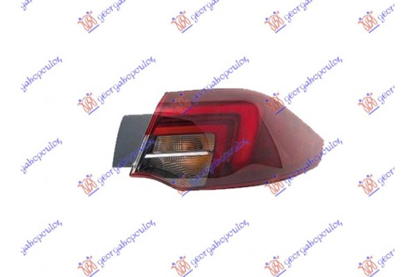 Φανος Πισω Εξω Led (MARELLI) Αριστερα Opel Insignia 17- - 608105829