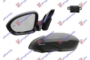 Καθρεφτης ΗΛΕΚΤ. ΘΕΡΜΑΙΝ. ΗΛ. ΑΝΑΚΛ. ΒΑΦΟΜ. (ΜΕ Φως ΑΣΦ.& BLIS) (Α ΠΟΙΟΤΗΤΑ) (ASPH. GLASS) Αριστερα Opel Insignia 17- - 608107592