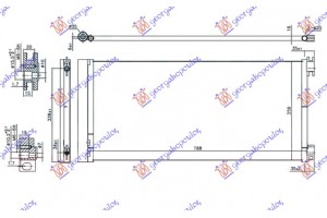 Ψυγειο A/C 1.6 Cdti (78.8x35.6x1.6) Nissan Nv 300 16- - 578506400