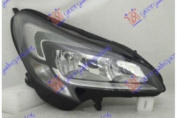 Φανος Εμπρος ΗΛΕΚ. (H7/H7) Με Φως Ημερας Led (Ε) (DEPO) Δεξια Opel Corsa E 15-19 - 610005138