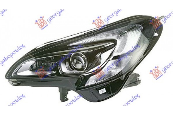 Φανος Εμπρος Bi-XENON Με Φως Ημερας Led (HELLA) Αριστερα Opel Corsa E 15-19 - 610005152