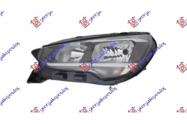 Φανος Εμπρος ΗΛΕΚΤ. (H7/H15) (VALEO) Αριστερα Opel Corsa F 19-23 - 610105139