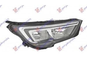 Φανος Εμπρος ΗΛΕΚ. Με Φως Ημερας Led (Ε) (DEPO) Δεξια Opel Crossland X 17-20 - 613005131
