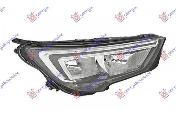 Φανος Εμπρος ΗΛΕΚ. Με Φως Ημερας Led (Ε) (VALEO) Δεξια Opel Crossland X 17-20 - 613005141