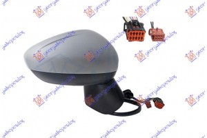 Καθρεφτης ΗΛΕΚΤ. ΘΕΡΜΑΙΝ. ΗΛ. ΑΝΑΚΛ. Με Blis & Με ΑΙΣΘΗΤΗΡΑ(Α ΠΟΙΟΤΗΤΑ) (9pin) (CONVEX GLASS) Δεξια Opel Crossland X 17-20 - 613007581