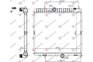 Ψυγειο Νερου 2.0 Hdi Hybrid Πετρελαιο (380x440x26) Peugeot 3008 09-13 - 625006350