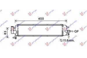 Ψυγειο Βοηθητικο 2.0 Hdi Hybrid Πετρελαιο (380x95x26) Peugeot 3008 09-13 - 625006360