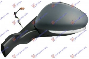 Καθρεφτης ΗΛ.ΘΕΡ.ΗΛ.ΑΝ.ΒΑΦ.ΜΕ Φλας 9Φ (CONVEX GLASS) Αριστερα Peugeot 208 12-15 - 629007502
