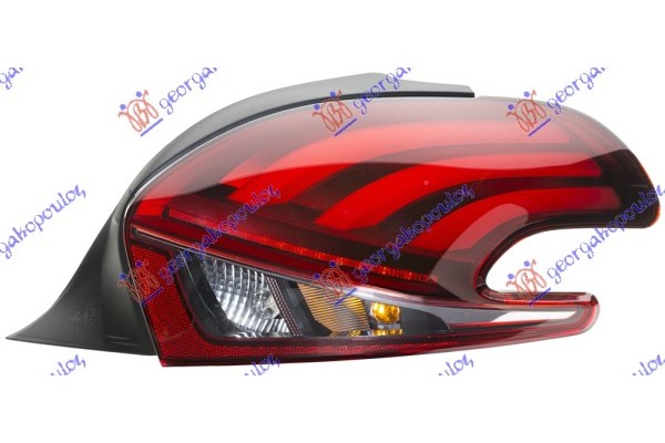 Φανος Πισω Led (HELLA) Δεξια Peugeot 208 15-19 - 629105821