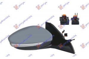 Καθρεφτης Μηχανικος Με Ντιζες Βαφομενος (ΜΕ Φλας WY5W & ΑΙΣΘΗΤΗΡΑ) (10H2P + 4H2P)) (A ΠΟΙΟΤΗΤΑ) (CONVEX GLASS) Δεξια Opel Corsa F 19-23 - 610107481