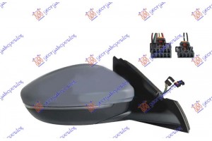 Καθρεφτης ΗΛΕΚΤ. ΘΕΡΜΑΙΝ. ΒΑΦΟΜ. (ΜΕ Φλας Led & ΑΙΣΘΗΤΗΡΑ) (8 PIN) (Α ΠΟΙΟΤΗΤΑ) (CONVEX GLASS) Δεξια Peugeot 208 19-23 - 629207501