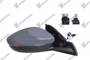 Καθρεφτης ΗΛΕΚΤ. ΘΕΡΜΑΙΝ. ΗΛ. ΑΝΑΚΛ. ΒΑΦΟΜ. (ΜΕ Φλας Led & Φως Ασφαλειας & ΑΙΣΘΗΤΗΡΑ) (10H10P + 4H2P) (Α ΠΟΙΟΤΗΤΑ) (CONVEX GLAS) Δεξια Opel Corsa F 23- - 610207571