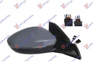 Καθρεφτης ΗΛΕΚΤ. ΘΕΡΜ. ΗΛ. ΑΝΑΚΛ. ΒΑΦΟΜ. (ΜΕ Φλας Led & Φως Ασφαλειας & ΑΙΣΘ) Με Blis (10H10P + 4H4P) (Α ΠΟΙΟΤΗΤΑ) (CONVEX GLAS) Δεξια Opel Corsa F 23- - 610207581