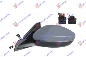 Καθρεφτης ΗΛΕΚΤ. ΘΕΡΜΑΙΝ. ΗΛ. ΑΝΑΚΛ. Βαφομενος (ΜΕ Φλας Led & Φως ΑΣΦΑΛΕΙΑΣ) Με Blis (10H10P + 4H2P) (Α ΠΟΙΟΤΗΤΑ) (CONVEX GLAS) Αριστερα Opel Corsa F 23- - 610207582