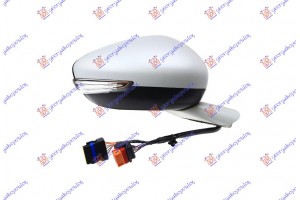 Καθρεφτης ΗΛ. ΘΕΡΜ. ΗΛ. ΑΝ. ΒΑΦ. (Μ/ΦΛΑΣ&ΦΩΣ ΑΣΦ.&ΑΙΣΘ.) 10H/10P+6H/2P (Α ΠΟΙΟΤΗΤΑ) (CONVEX GLASS) Δεξια Peugeot 508 11-15 - 630007503