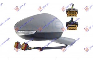 Καθρεφτης ΗΛ. ΘΕΡΜ. ΗΛ. ΑΝ. ΒΑΦ. (Μ/ΦΛΑΣ Led & Φως ΑΣΦ. & ΑΙΣΘ.) 10H/10P+10H/2P (Α ΠΟΙΟΤΗΤΑ) (CONVEX GLASS) Δεξια Peugeot 508 15-18 - 630107576