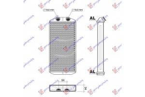 Ψυγειο Καλοριφερ (B) (250x140x26) Peugeot 301 17- - 632106500