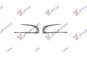 Διακοσμητικο Πλαισιου Προβολεα Προφυλακτηρα Εμπρος Χρωμιο (ΣΕΤ) Peugeot 2008 16-19 - 633104820