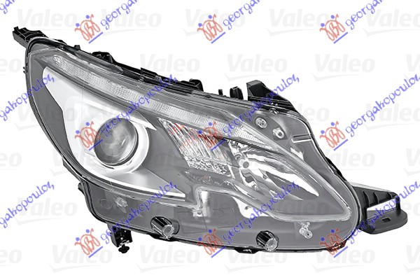 Φανος Εμπρος Ηλεκτρικος (VALEO) Δεξια Peugeot 2008 16-19 - 633105141