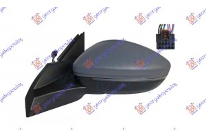 Καθρεφτης ΗΛΕΚΤ. ΘΕΡΜΑΙΝ. ΗΛ. ΑΝΑΚΛ. ΒΑΦΟΜ. (ΜΕ Φλας & Φως ΑΣΦΑΛ.) (10 PIN) (Α ΠΟΙΟΤΗΤΑ) (CONVEX GLAS) Αριστερα Peugeot 2008 23- - 633307572