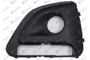 Διχτυ Προφυλακτηρα Εμπρος (ΜΕ Τρυπα Προβολεα & Τρυπες Για ΧΡΩΜΙΟ) Αριστερα Peugeot 108 14- - 635004814