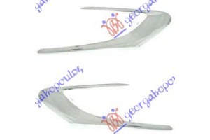 Χρωμια Διχτυου Προφυλακτηρα Εμπρος Ακραια (ΜΕ Φαναρια Full LED) (ΣΕΤ) Peugeot 308 13-17 - 636004825