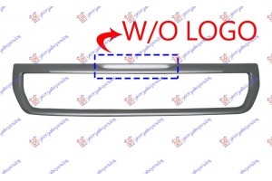 Πλαισιο Μασκας Ασημι (ΧΩΡΙΣ ΛΟΓΟΤΥΠΟ) Peugeot Partner 15-19 - 638004665