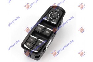 Διακοπτης ΠΑΡΑΘ/ΚΑΘΡ. ΕΜΠ. (Τετραπλός)(13pin) Αριστερα Porsche Cayenne 10-15 - 650007172