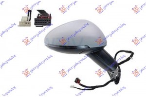 Καθρεφτης (ΚΟΜΠΛΕ) ΗΛ. ΘΕΡ.ΒΑΦΟΜ. ΗΛ.ΑΝ.& Μνημη (ΜΕ Φλας & L.ASSIST) & Αντιθαμβωτικο (CONVEX GLASS) Δεξια Porsche Macan 18- - 652107541