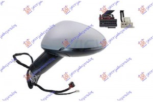 Καθρεφτης (ΚΟΜΠΛΕ) ΗΛ. ΘΕΡ.ΒΑΦΟΜ. ΗΛ.ΑΝ.& Μνημη (ΜΕ Φλας & L.ASSIST) & Αντιθαμβωτικο (ASPHERICAL GLASS) Αριστερα Porsche Macan 18- - 652107542