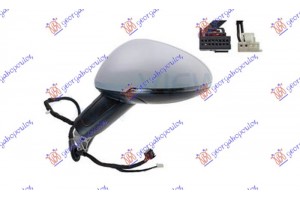 Καθρεφτης (ΚΟΜΠΛΕ) ΗΛ. ΘΕΡ.ΒΑΦΟΜ. ΗΛ.ΑΝ.& Μνημη (ΜΕ Φλας & Φως ΑΣΦΑΛ. & L.ASSIST) & Αντιθαμβωτικο (ASPHERICAL GLASS) Αριστερα Porsche Macan 18- - 652107547