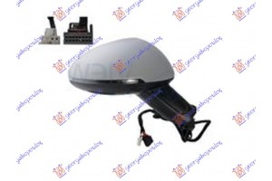 Καθρεφτης (ΚΟΜΠΛΕ) ΗΛ. ΘΕΡ.ΒΑΦΟΜ. ΗΛ.ΑΝ. (ΜΕ Φλας & L.ASSIST) & Αντιθαμβωτικο (CONVEX GLASS) Δεξια Porsche Macan 18- - 652107551