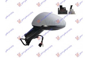 Καθρεφτης (ΚΟΜΠΛΕ) ΗΛ. ΘΕΡ.ΒΑΦΟΜ. ΗΛ.ΑΝ. (ΜΕ Φλας & L.ASSIST) & Αντιθαμβωτικο (ASPHERICAL GLASS) Αριστερα Porsche Macan 18- - 652107552