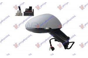 Καθρεφτης (ΚΟΜΠΛΕ) ΗΛ. ΘΕΡ.ΒΑΦΟΜ. ΗΛ.ΑΝ. (ΜΕ ΦΛΑΣ) & Αντιθαμβωτικο (CONVEX GLASS) Δεξια Porsche Macan 18- - 652107561