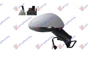 Καθρεφτης (ΚΟΜΠΛΕ) ΗΛ. ΘΕΡ.ΒΑΦΟΜ. ΗΛ.ΑΝ. (ΜΕ Φλας & Φως ΑΣΦΑΛ.) & Αντιθαμβωτικο (CONVEX GLASS) Δεξια Porsche Macan 18- - 652107566