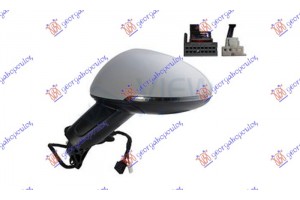 Καθρεφτης (ΚΟΜΠΛΕ) ΗΛ. ΘΕΡ.ΒΑΦΟΜ. ΗΛ.ΑΝ. (ΜΕ Φλας & Φως ΑΣΦΑΛ. & L.ASSIST) & Αντιθαμβωτικο (ASPHERICAL GLASS) Αριστερα Porsche Macan 18- - 652107569