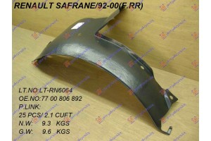 Θολος ΕΜΠ. Πλαστικος (ΠΙΣΩ ΚΟΜΜ.) Δεξια Renault Safrane 92-00 - 666600826
