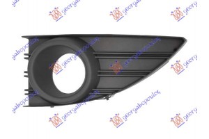 Διχτυ Προφυλακτηρα Εμπρος Ακραιο (ΜΕ Τρυπα ΠΡΟΒΟΛΕΑ) (ΜΑΥΡΟ ΠΛΑΙΣΙΟ) Αριστερα Renault Fluence 10-13 - 667004822