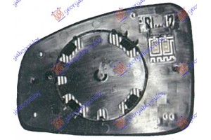 Κρυσταλλο Καθρεφτη ΘΕΡΜ. (CONVEX GLASS) Δεξια Renault Fluence 13- - 667107601