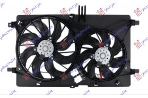 Βεντιλατερ Ψυγειου (ΚΟΜΠΛΕ ΔΙΠΛΟ) (385/300MM) (2+2 PIN) Opel Movano 19-21 - 604106440
