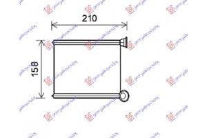 Ψυγειο Καλοριφερ (B) (132x185) Renault Clio 16-19 - 670106500