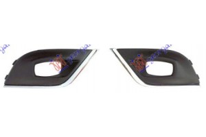 Πλαισιο Προβολεα Εμπρος (ΜΕ ΧΡΩΜΙΟ) (ΣΕΤ) Renault Clio 16-19 - 670104810