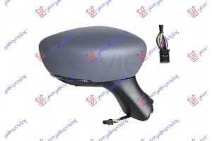 Καθρεφτης ΗΛΕΚΤ. ΘΕΡΜΑΙΝ. ΒΑΦΟΜ. (ΜΕ Φλας & ΑΙΣΘΗΤΗΡΑ) 9 Pin (Α ΠΟΙΟΤΗΤΑ) (CONVEX GLASS) Δεξια Renault Clio 16-19 - 670107501