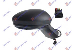 Καθρεφτης ΗΛΕΚΤ. ΘΕΡΜΑΙΝ. Μαυρος (ΜΕ Φλας & ΑΙΣΘΗΤΗΡΑ) (Α ΠΟΙΟΤΗΤΑ) (9pin) (CONVEX GLASS) Δεξια Renault Clio 19- - 670207481