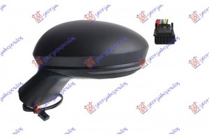 Καθρεφτης ΗΛΕΚΤ. ΘΕΡΜΑΙΝ. Μαυρος (ΜΕ ΦΛΑΣ) (Α ΠΟΙΟΤΗΤΑ) (7pin) (ASHERICAL GLASS) Αριστερα Renault Clio 19- - 670207482