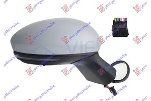 Καθρεφτης ΗΛΕΚΤ. ΘΕΡΜΑΙΝ. ΒΑΦΟΜ. (ΜΕ Φλας & ΑΙΣΘΗΤΗΡΑ) (Α ΠΟΙΟΤΗΤΑ) (9pin) (CONVEX GLASS) Δεξια Renault Clio 19- - 670207501