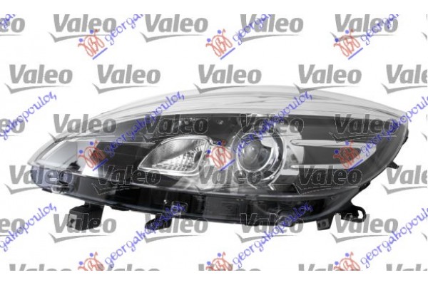 Φανος Εμπρος Bi-XENON Εξυπνο (VALEO) Αριστερα Renault SCENIC/GRAND Scenic 12-16 - 671005152