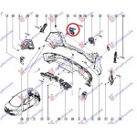 Βαση ΠΡΟΦΥΛ. Πισω Ανω Πλαστικη Δεξια Renault SCENIC/GRAND Scenic 16- - 671104306