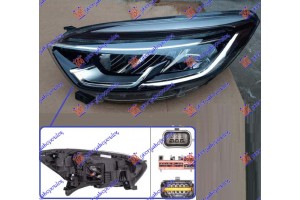 Φανος Εμπρος Full Led (HELLA) Αριστερα Renault Captur 17-20 - 672105142