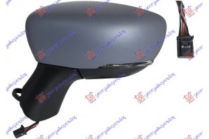 Καθρεφτης ΗΛΕΚΤ. ΘΕΡΜΑΙΝ. ΗΛΕΚΤ. ΑΝΑΚΛ. ΒΑΦΟΜ. (ΜΕ Φλας & BLIS) 10 Pin (Α ΠΟΙΟΤΗΤΑ) (ASPHERICAL GLASS) Αριστερα Renault Captur 17-20 - 672107592